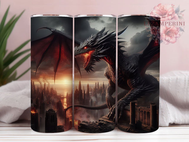 Fantasy Dragon Scale Tumbler Wrap, Fantasy Creature Design, Dragon Scale Pattern, Medieval Style Cup, Dragon Lover Gift, Mystical Beast Tumbler, Fantasy Art Wrap Sublimation Li Zamperini 