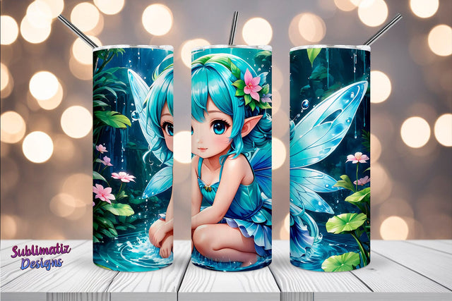 Fantasy Fairy Tumbler Wrap 20 oz Sublimation Sublimatiz Designs 