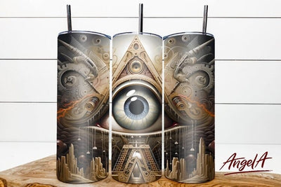 fantasy tumbler / eye tumbler wrap png / third eye png Sublimation Angelina Semenova 