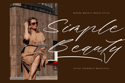 Fanttasic Melody - Modern Signature Script Font Letterena Studios 