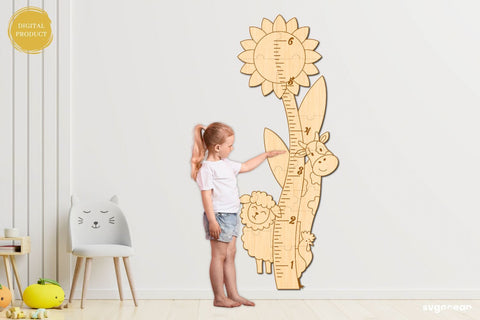 Farm Animals Growth Chart Laser Cut SVG SvgOcean 