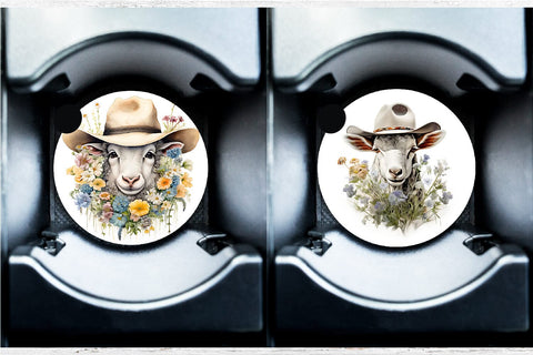 Farm Car Coaster Bundle PNG. Farmhouse Sublimation PNG Sublimation Olga Terlyanskaya 