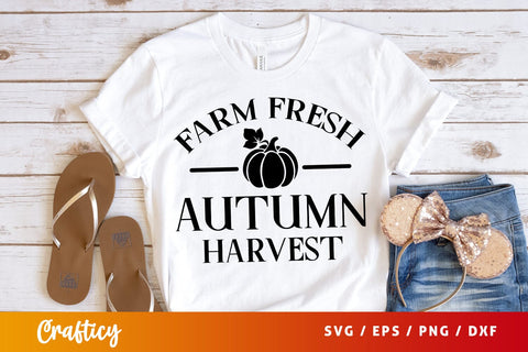 Farm fresh autumn harvest SVG Design SVG Designangry 
