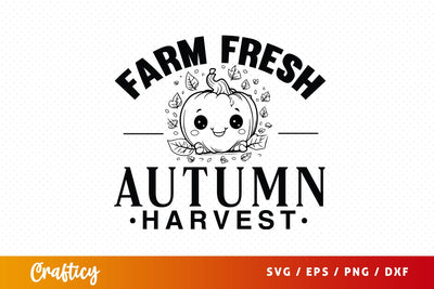 Farm fresh autumn harvest SVG Design SVG Designangry 
