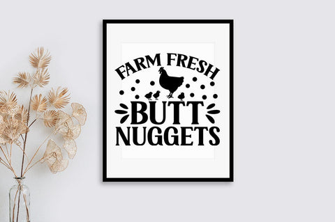 Farm fresh butt nuggets SVG Design SVG Designangry 