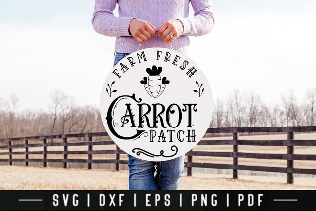 Farm Fresh Carrot Patch | Easter SVG SVG CraftLabSVG 