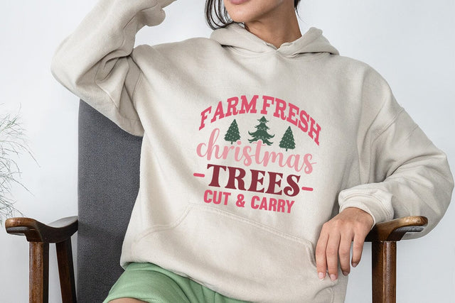farm fresh christmas trees cut & carry SVG Angelina750 