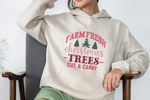farm fresh christmas trees cut & carry SVG Angelina750 