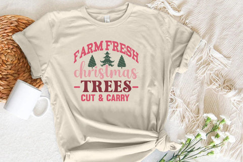 farm fresh christmas trees cut & carry SVG Angelina750 