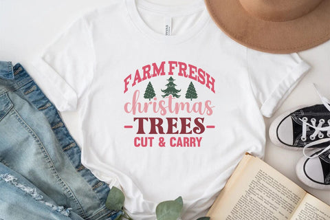 farm fresh christmas trees cut & carry SVG Angelina750 