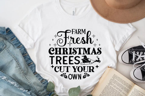 Farm fresh christmas trees cut your own SVG Angelina750 
