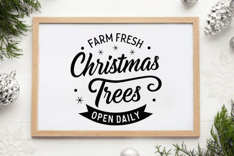 Farm Fresh christmas trees open daily SVG Angelina750 