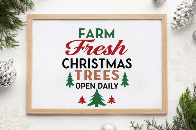 Farm Fresh christmas trees open daily SVG Angelina750 