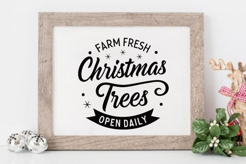 Farm Fresh christmas trees open daily SVG Angelina750 