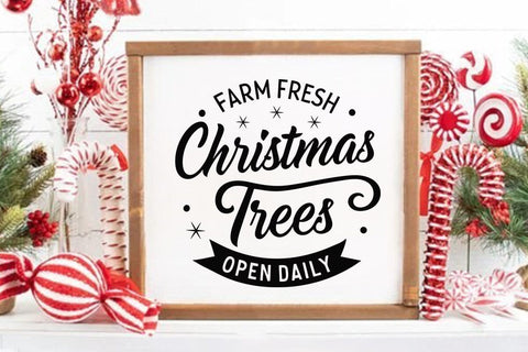 Farm Fresh christmas trees open daily SVG Angelina750 