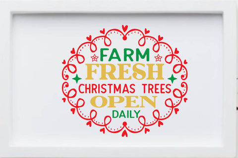 Farm Fresh christmas trees open daily SVG Angelina750 