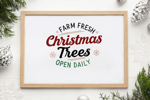 Farm Fresh christmas trees open daily SVG Angelina750 