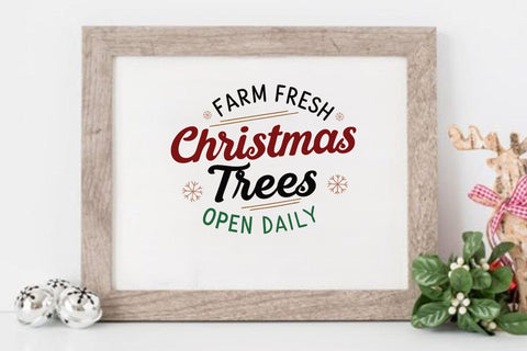 Farm Fresh christmas trees open daily SVG Angelina750 