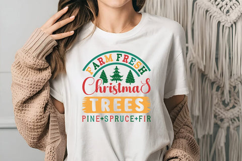 farm fresh christmas trees pine spruce fir SVG Angelina750 