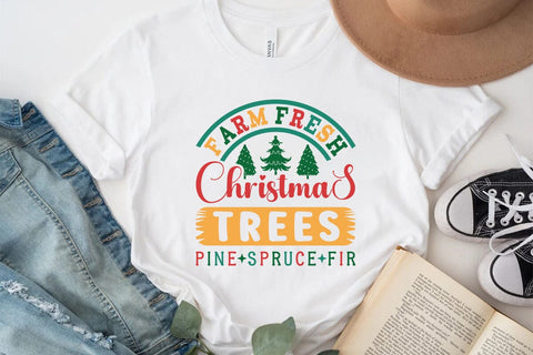 farm fresh christmas trees pine spruce fir SVG Angelina750 