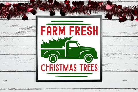 Farm fresh christmas trees svg design SVG Regulrcrative 