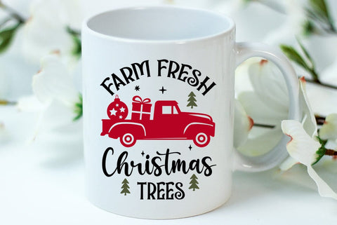 Farm fresh Christmas Trees SVG SVG FiveStarCrafting 