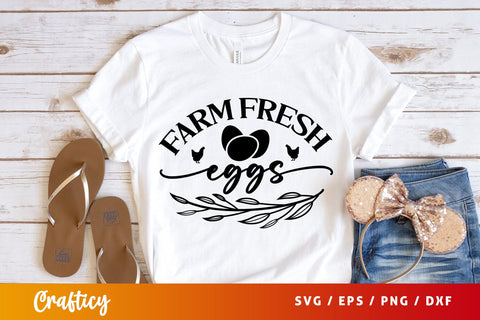 Farm fresh eggs SVG Design SVG Designangry 