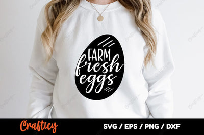 Farm fresh eggs SVG Design SVG Designangry 