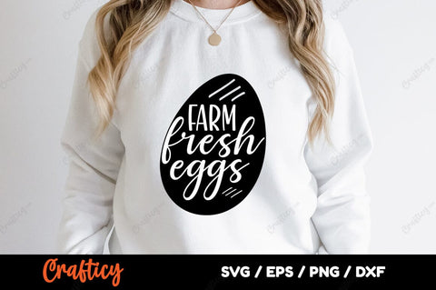 Farm fresh eggs SVG Design SVG Designangry 