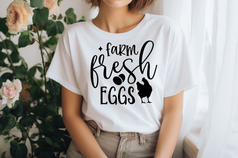 Farm fresh eggs SVG design SVG Regulrcrative 