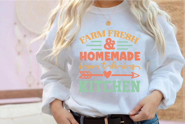 Farm Fresh & Homemade In This Kitchen SVG Angelina750 