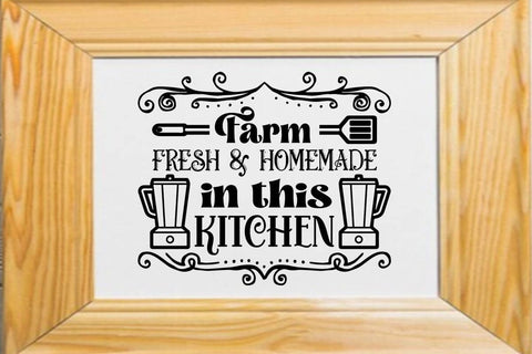 Farm fresh & homemade in this kitchen SVG Angelina750 