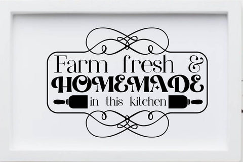 Farm fresh & homemade in this kitchen SVG Angelina750 