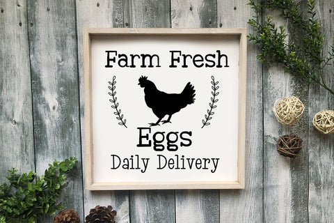 Farm Fresh I Farmhouse Kitchen SVG I Kitchen Sign SVG SVG Happy Printables Club 