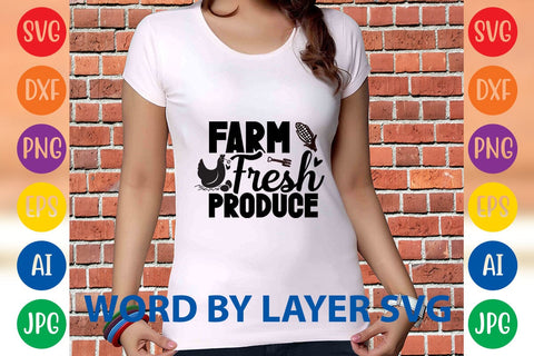 Farm Fresh Produce SVG DESIGN SVG Rafiqul20606 
