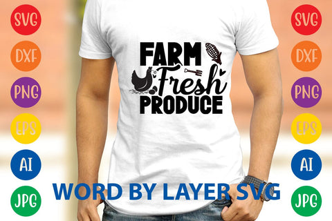 Farm Fresh Produce SVG DESIGN SVG Rafiqul20606 