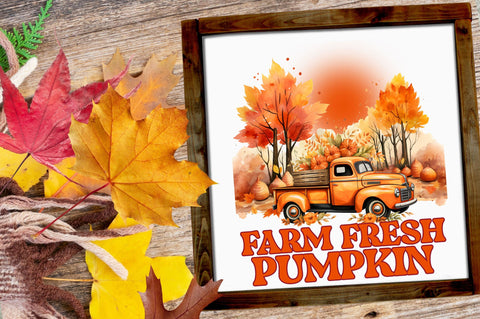 Farm fresh pumpkin png design Sublimation Regulrcrative 