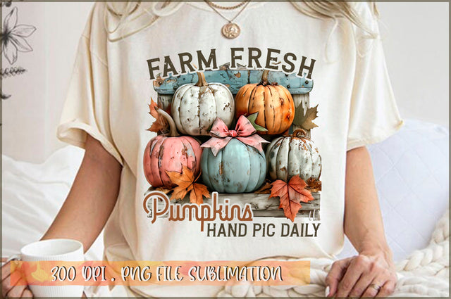 Farm fresh pumpkins hand pic daily Sublimation Sublimation Shetara Begum 
