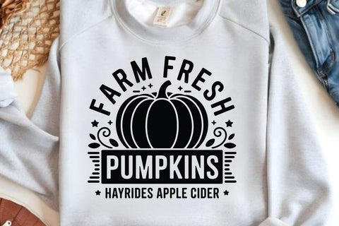 Farm Fresh Pumpkins Hayrides SVG Angelina750 