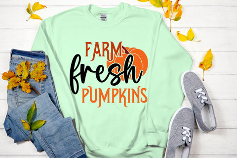 Farm fresh pumpkins svg design SVG Regulrcrative 