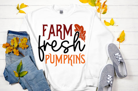 Farm fresh pumpkins svg design SVG Regulrcrative 