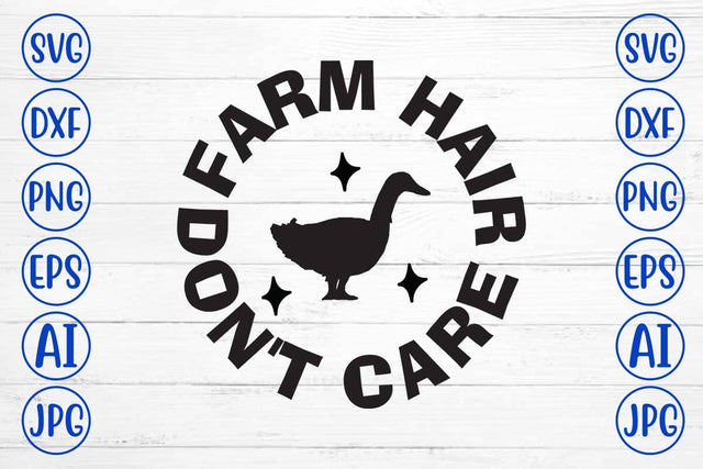 Farm Hair Don't Care SVG Cut File SVG Syaman 