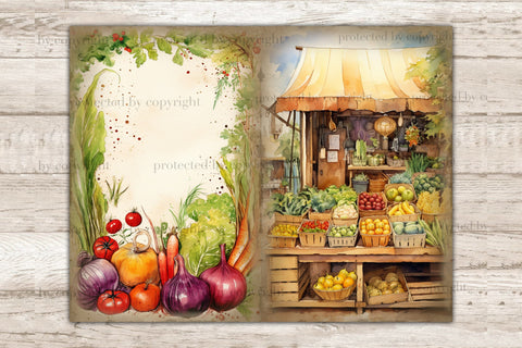 Farm Junk Journal Pages | Countryside Printable SVG GlamArtZhanna 