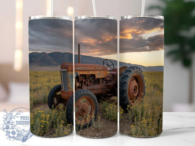 Farm Life Country Rustic Western Tumbler, Country Living Design, Ranch Style Tumbler, Rustic Home Decor, Farmhouse Gift, Western Theme Present, Rural Life Accessories Sublimation ToriDesigns 