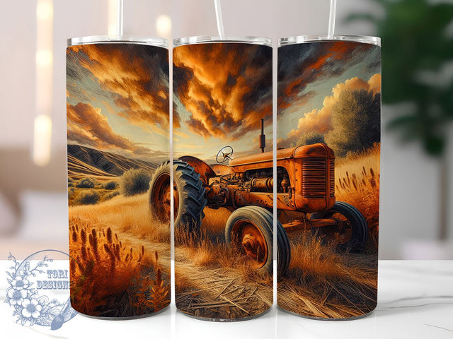 Farm Life Country Rustic Western Tumbler, Country Living Design, Ranch Style Tumbler, Rustic Home Decor, Farmhouse Gift, Western Theme Present, Rural Life Accessories Sublimation ToriDesigns 