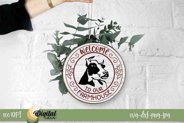 Farm Quote SVG Cut file. Farmhouse Quote SVG SVG Evgenyia Guschina 