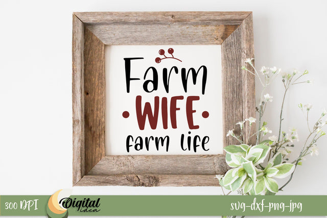 Farm Quote SVG Cut file. Farmhouse Quote SVG SVG Evgenyia Guschina 