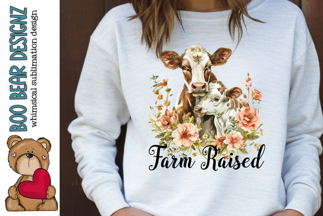 Farm Raised Clipart Sublimation Boo Bear Designz 
