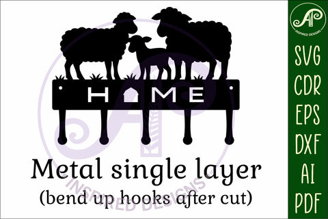 Farm Sheep Key holder designs SVG APInspireddesigns 