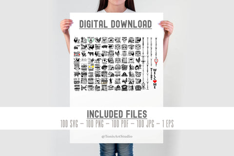 Farm SVG Bundle | Farmhouse Quotes SVG | Farm Bundle SVG TonisArtStudio 